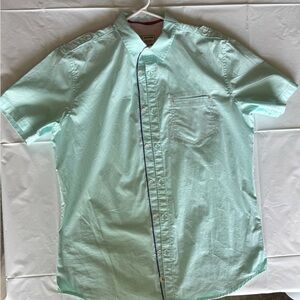 Men's Mint Green Short Sleeve Shirt